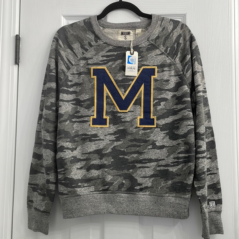 Camo University of Michigan Sweatshirt